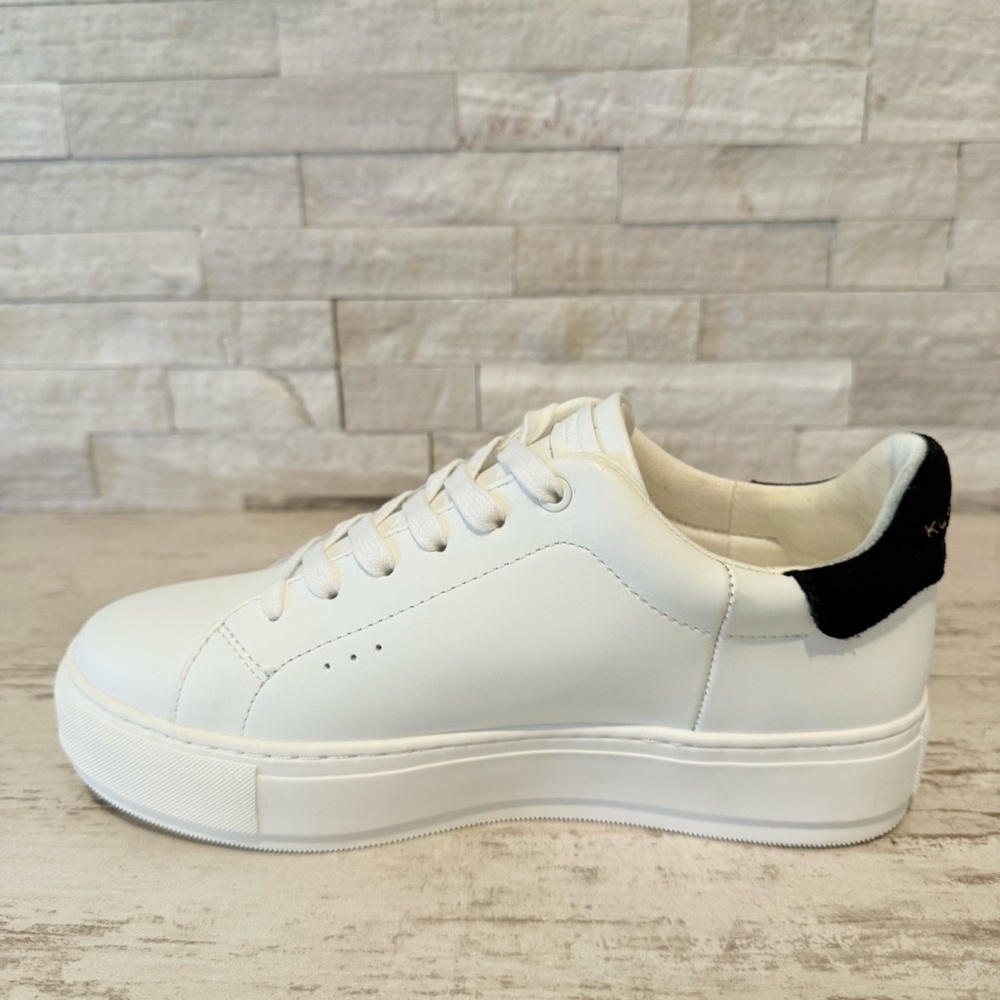 Kurt Geiger Laney Women’s White Leather Platform Sneaker Size 39EU/8-8.5US NEW - Picture 8 of 14